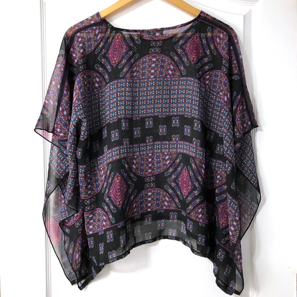 Jessica Simpson Batwing kimono blouse size XS - Picture 2 of 8